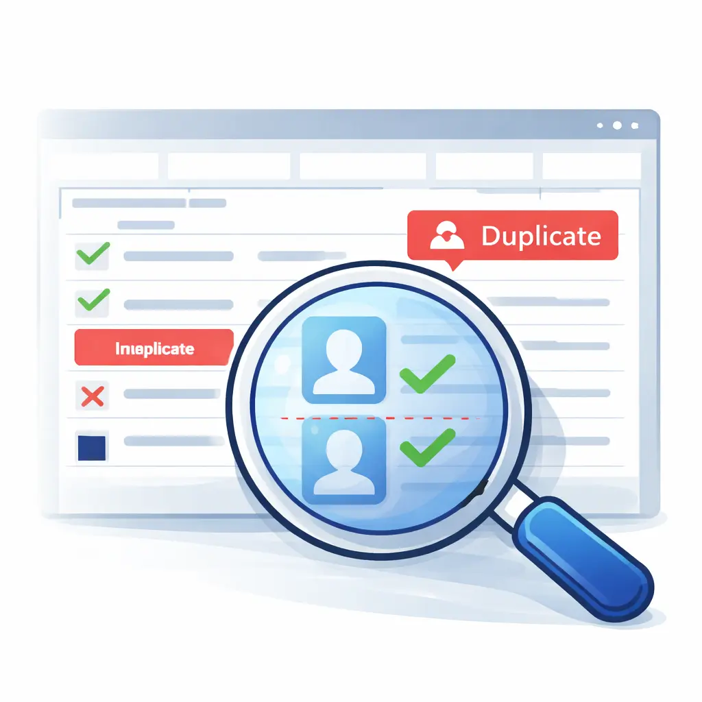 Built-In Validation & Duplicate Detection